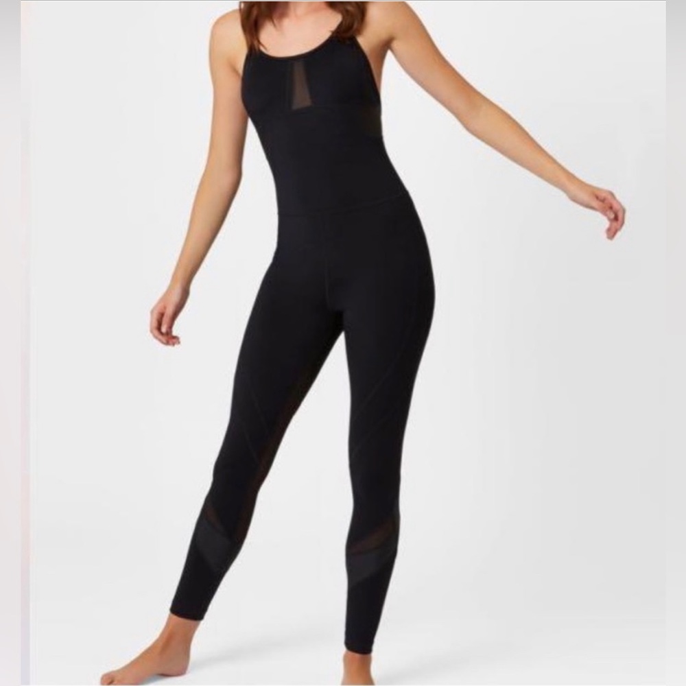 Sweaty Betty Mesh Cutout Yoga Jumpsuit - S